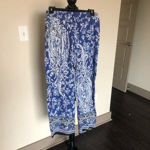 Rose & Rhyme paisley print pants XS